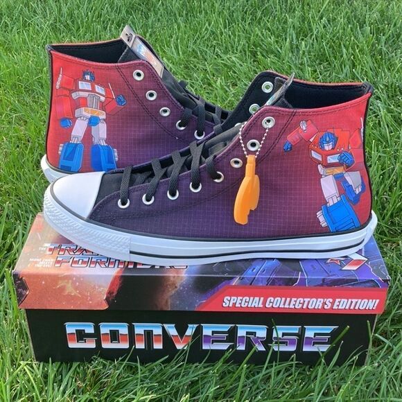 Converse x Transformers Chuck Taylor All Star Autobots Limited Sneaker Shoes 13 - Picture 5 of 17